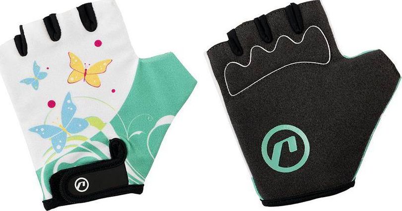 Accent Rękawiczki dziecięce Daisy biało-zielone XS