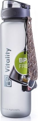 G21 Butelka z ustnikiem szara 1000 ml