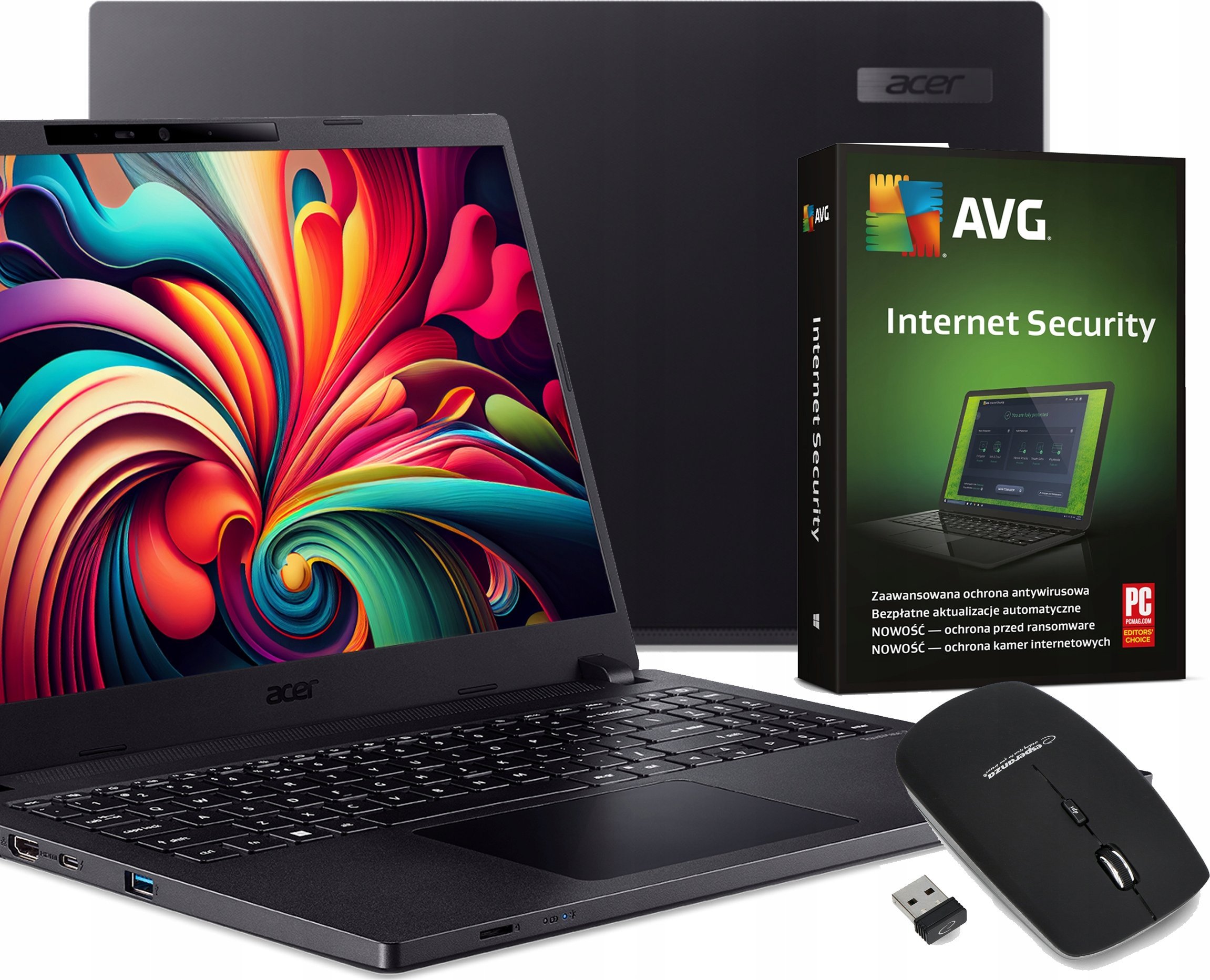 Laptop Acer TravelMate P2 TMP215 Intel i3-12 8GB SSD 256GB FullHD Win 11edu NX.VYEEP.007