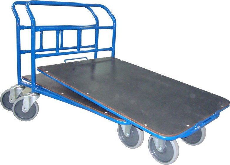 WiZ Wózek platformowy jednoburtowy, wsuwany. Wym. 1000x600mm