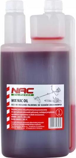 NAC NAC OLEJ DO MIESZANKI PALIW. 1L 2-SUW Z DOZOWNIKIEM