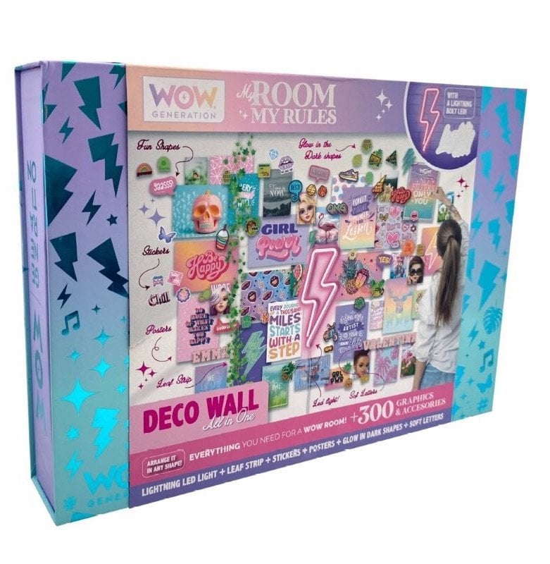 Zestaw do dekorowania pokoju WoW Generation WOW00121 Kids Euroswan
