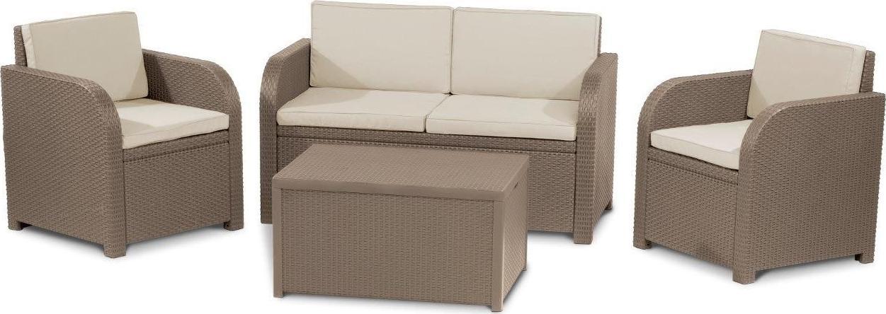 Keter Keter Meble ogrodowe, zestaw Modena ze stołem do przechowywa