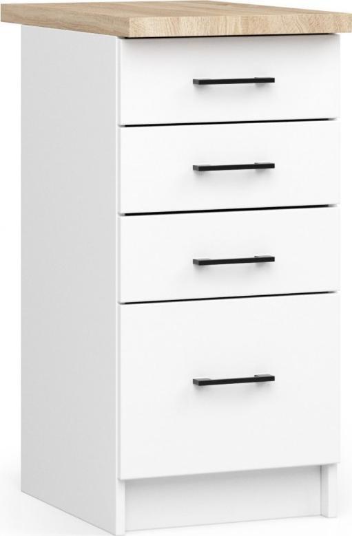 Fabryka Mebli Akord SZAFKA KUCHENNA OLIWIA S 40cm 4S BIAŁA