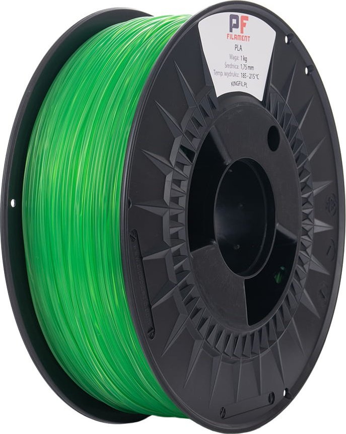 PF Filament PF Cristal Green PLA 1 kg 1,75