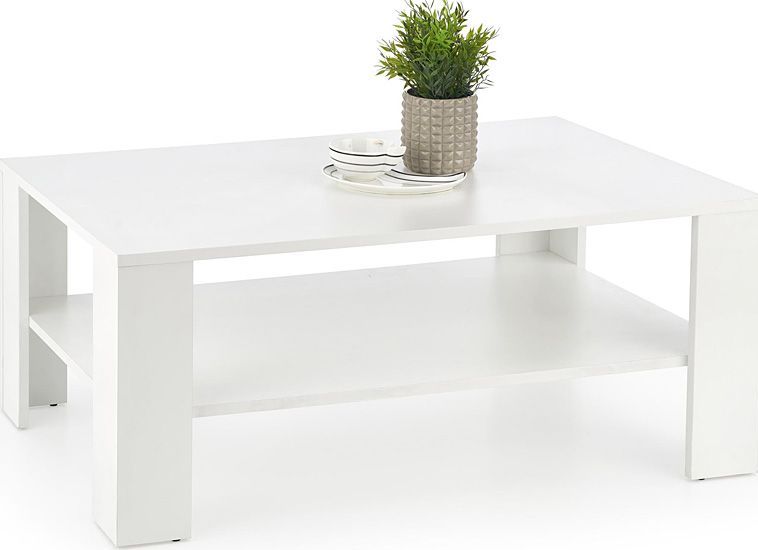 Elior Minimalistyczna ława Keli - biała