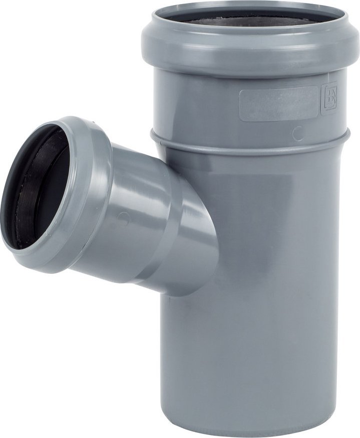 Onnline Trójnik PP do kanalizacji wewnętrznej 110x75/67 popiel sanitarny Onnline