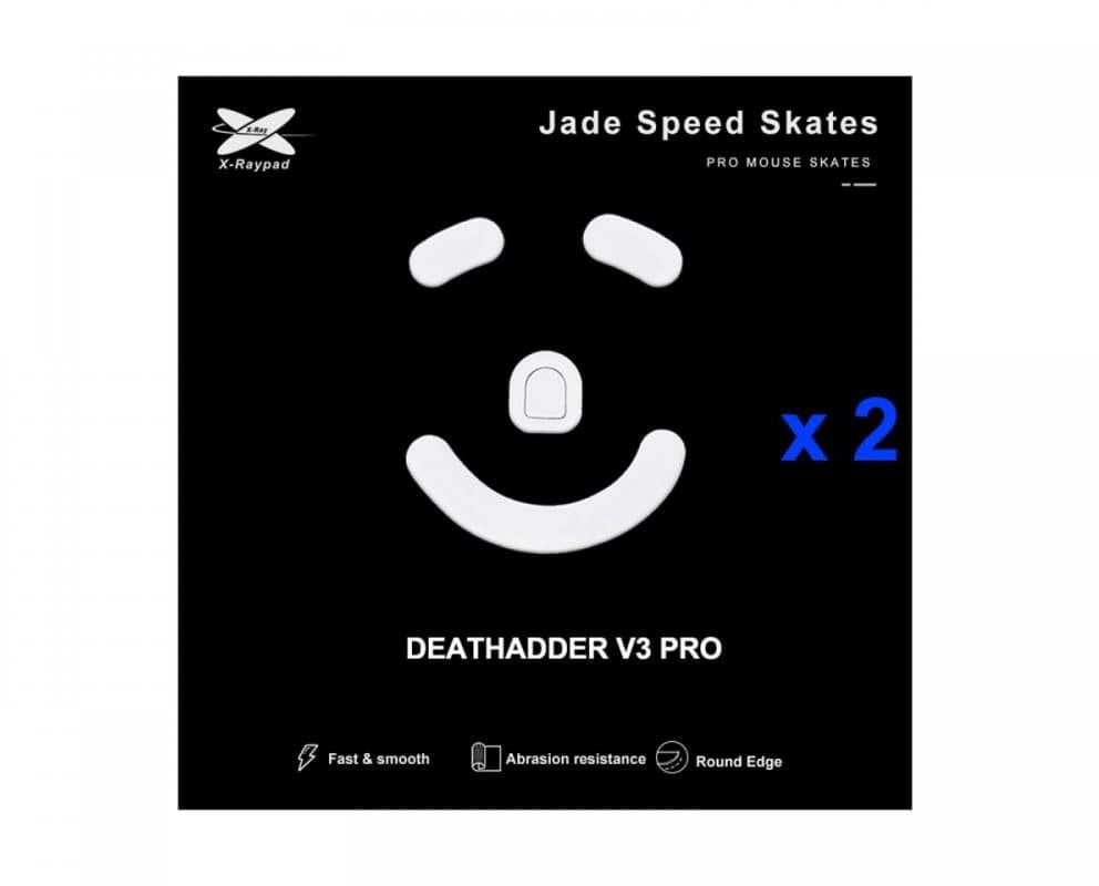 X-raypad Jade Skates Razer Deathadder V3 Pro Baltas 2 vnt. (Balti) Pakaitiniai Pelė Feet