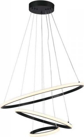 Lampa wisząca V-TAC Oprawa Zwieszana 32W LED Czarna VT-7816 3000K 3880lm