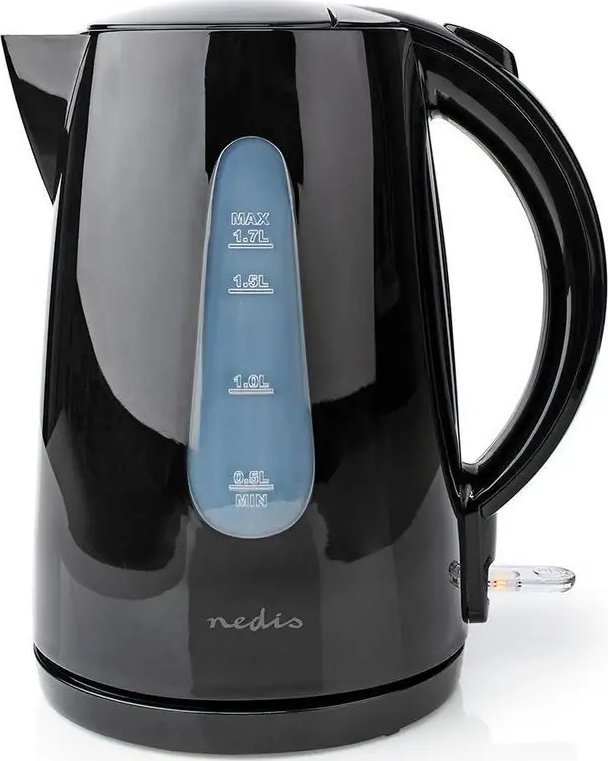 Nedis Nedis KAWK130EBK czajnik elektryczny 1,7 l 2200 W Czarny