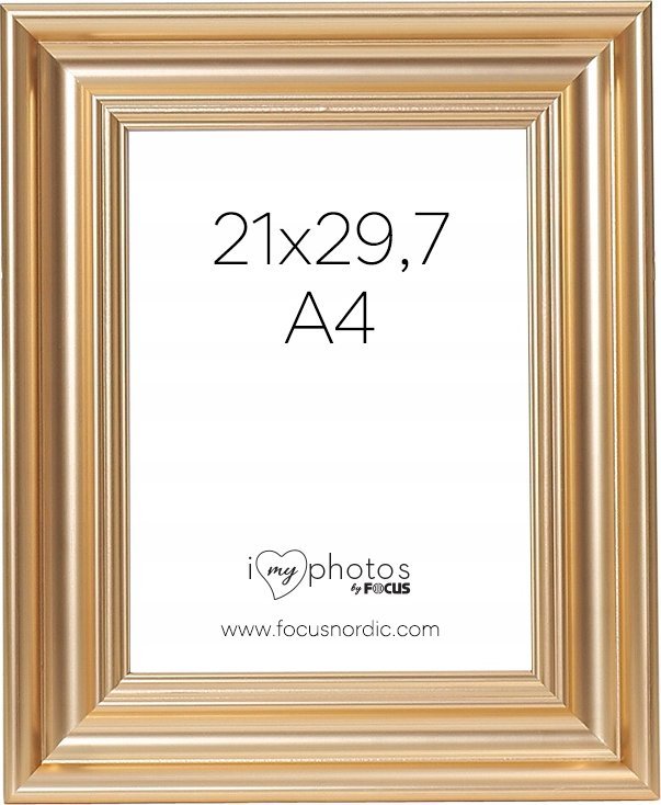 Ramka Focus Focus Charleston Gold 21x29,7 (A4)