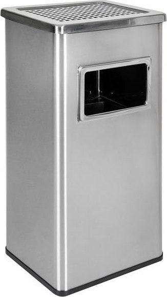 Kosz na śmieci Metlex popielnica chrom