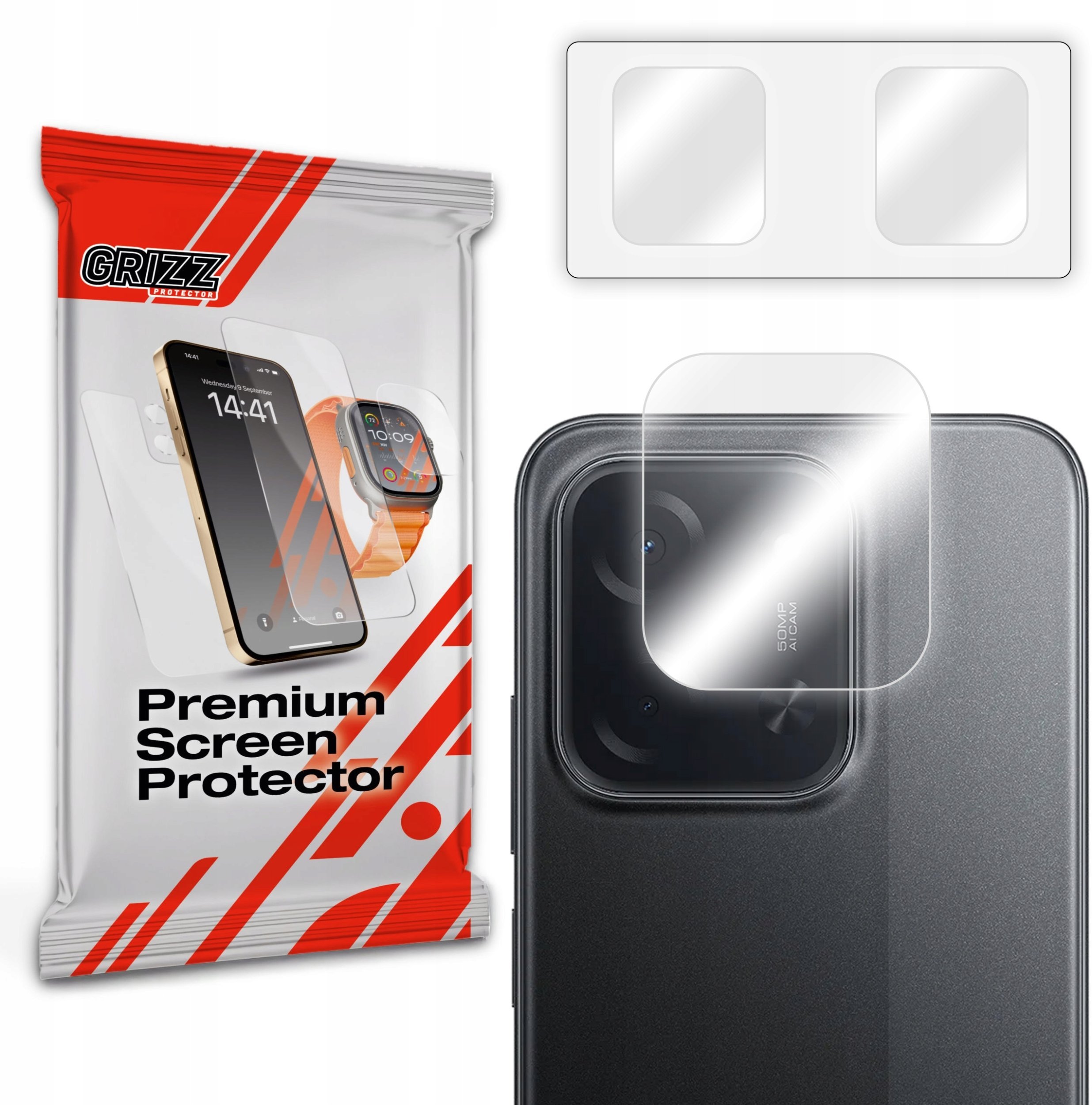 GrizzGlass Szkło na aparat HybridGlass Camera do Xiaomi Poco C85 4G