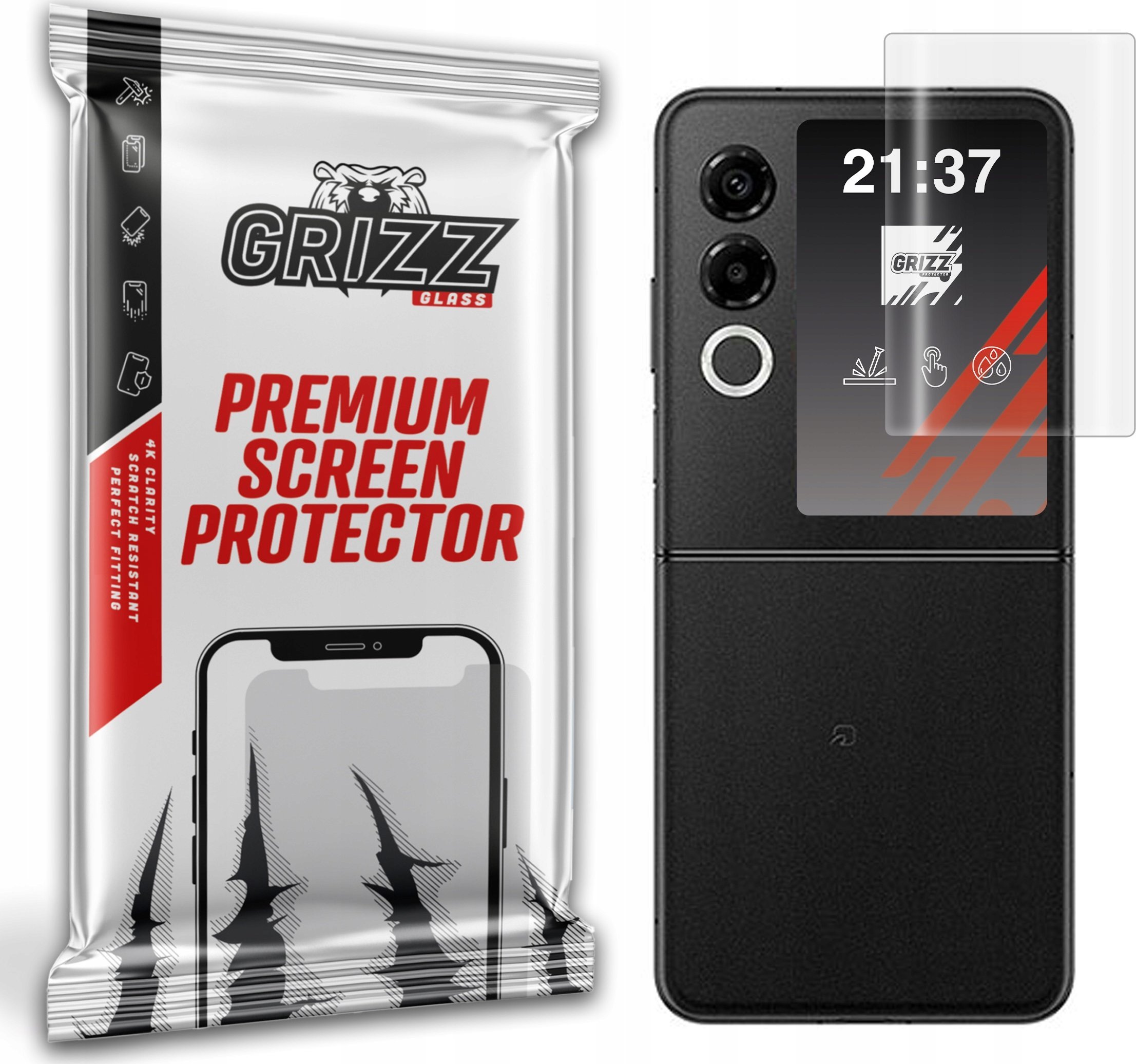 Folia hydrożelowa GrizzGlass Hydrofilm do Nubia Flip 2