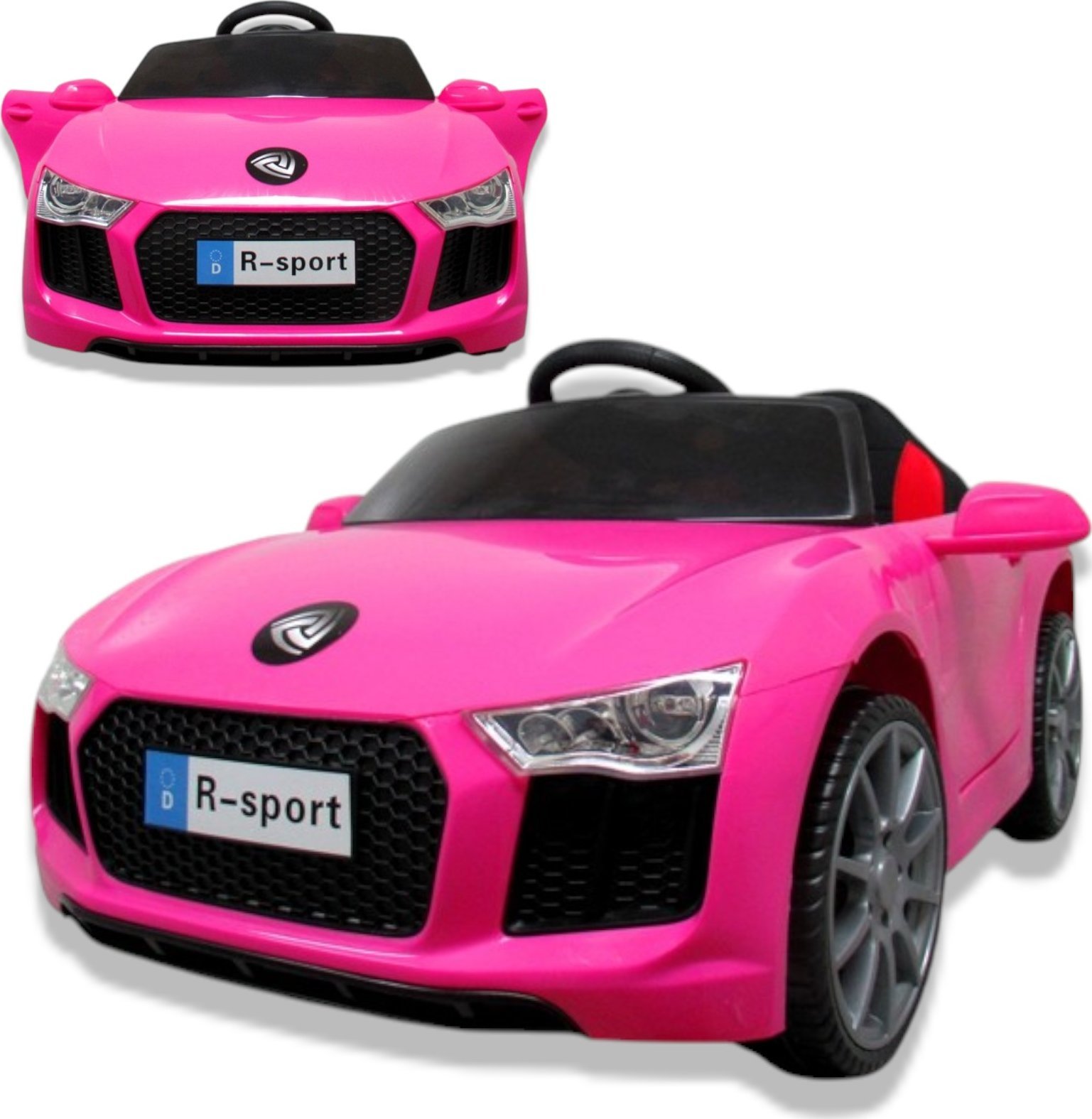 Autko na akumulator dla dziecka Cabrio G1 Różowe