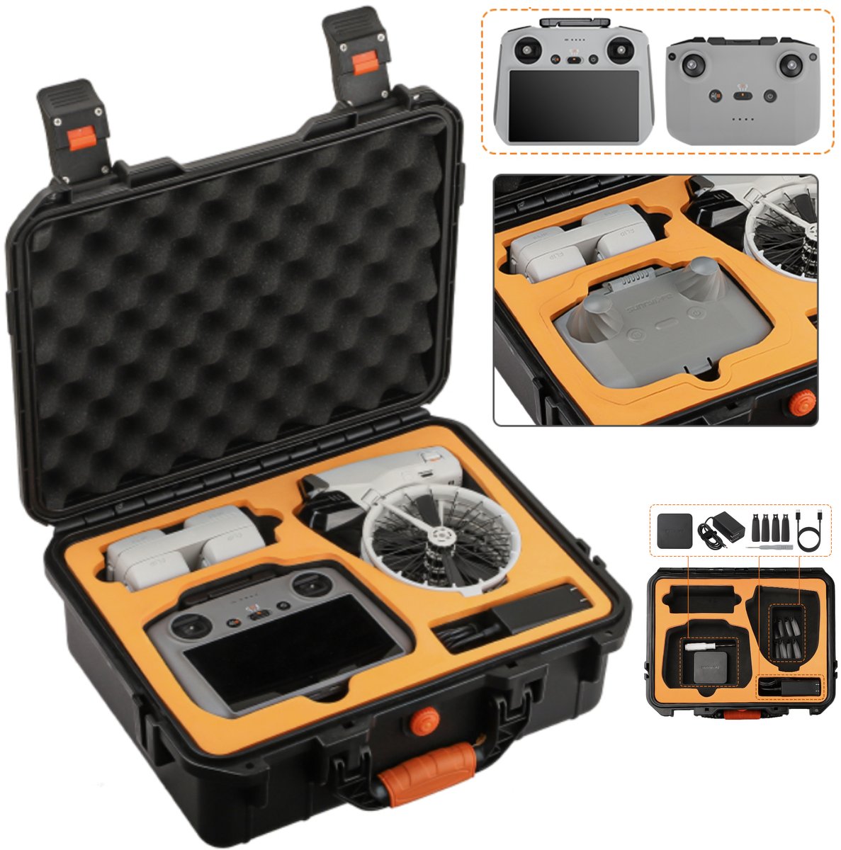 WODOODPORNA TRANSPORTOWA WALIZKA ETUI CASE DO DRONA DJI FLIP FLY MORE COMBO
