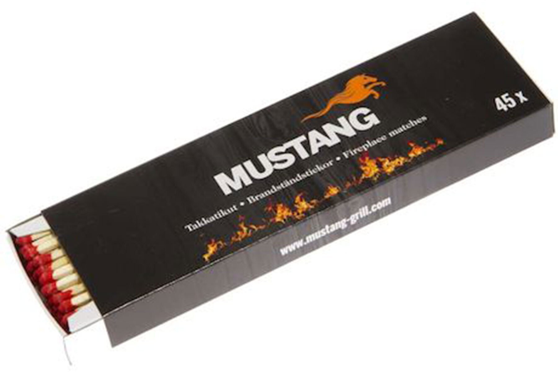 MUSTANG FIREPLACE MATCHES 20CM 45PCS