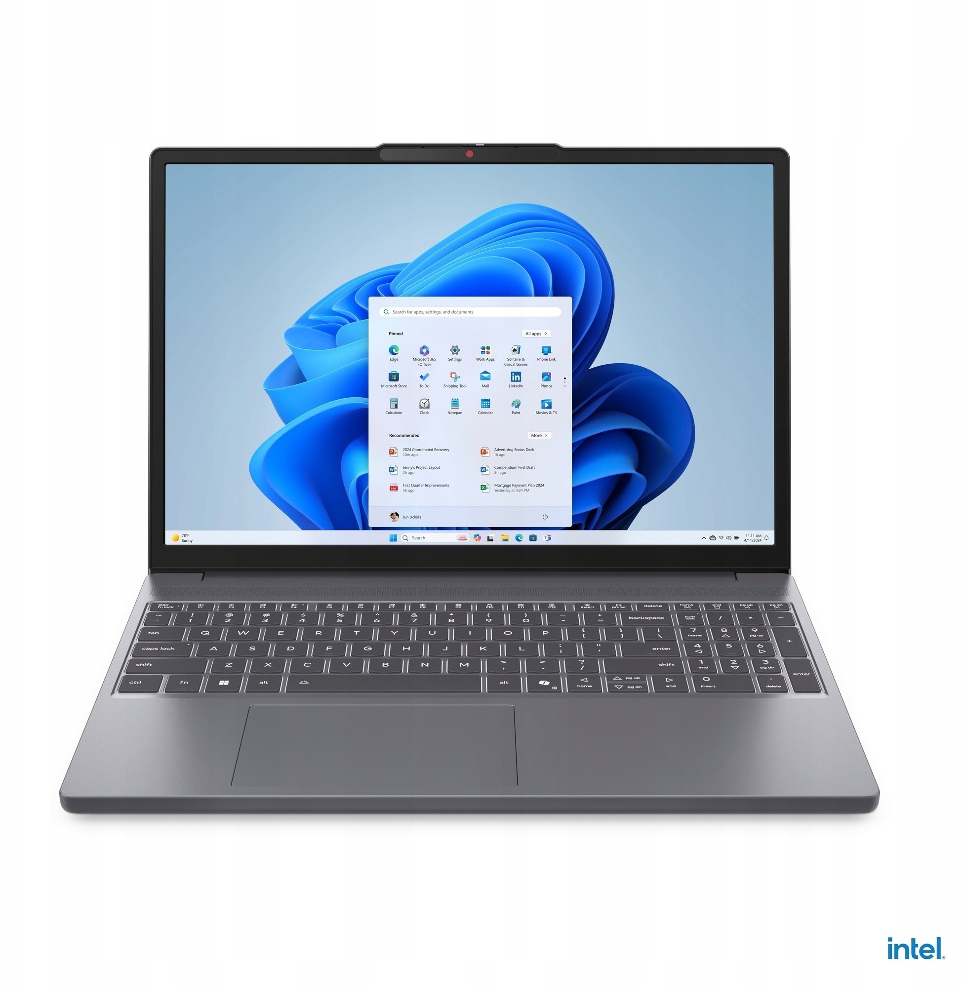 Laptop Lenovo IdeaPad Slim 3 16IRH10 | Luna Grey | 16 " | IPS | WUXGA | 1920 x 1200 pixels | Anti-glare | Intel Core i5 | i5-13420H | 8 GB | Soldered