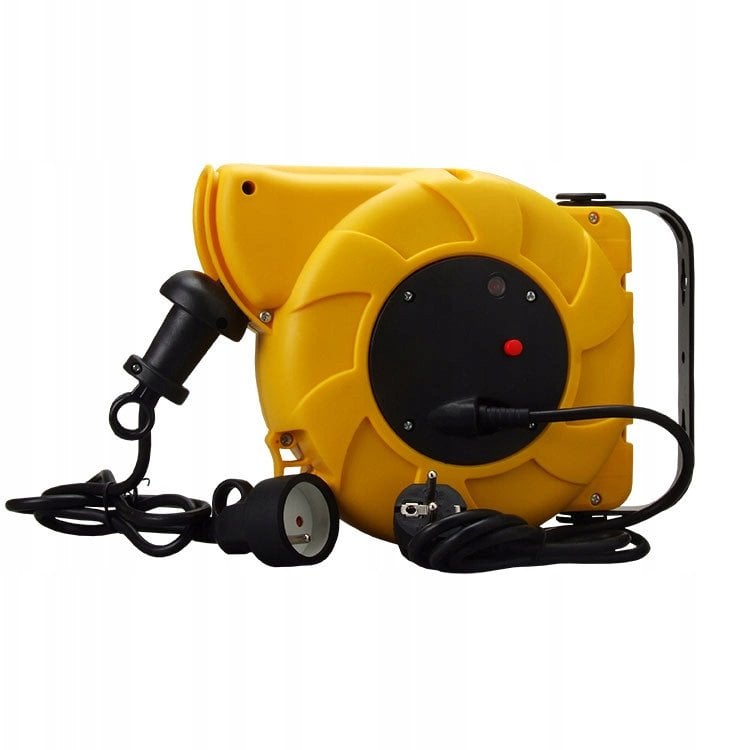 Przedłużacz ścienny zwijany 14m automat PZ-S2 12m + 2m Rum-Lux