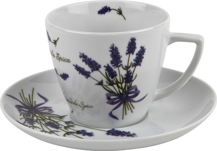 Lubiana Filiżanka ze spodkiem Lawenda