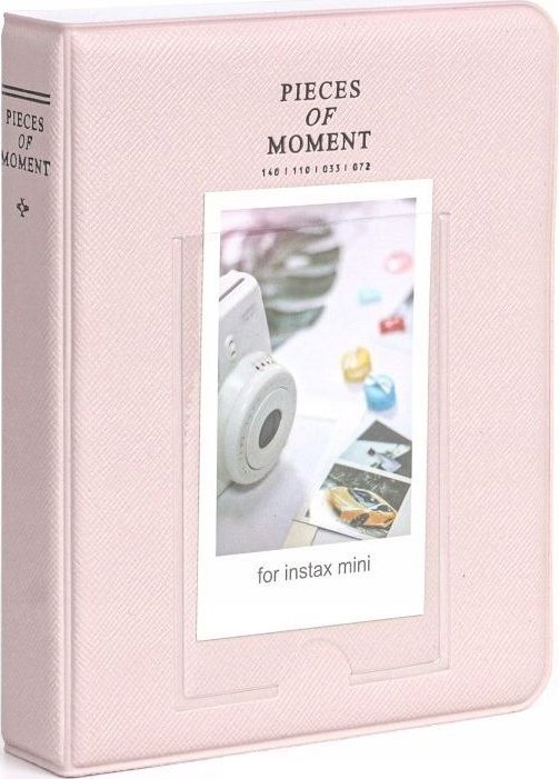 LoveInstant Album na Zdjęcia 64 szt. do Fujifilm INSTAX Mini 12 11 40 9 8 7s EVO LiPlay Link 2 SE / Pastelowy Różowy