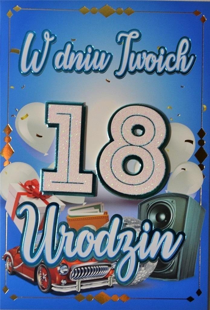 Yeku Karnet Urodziny 18