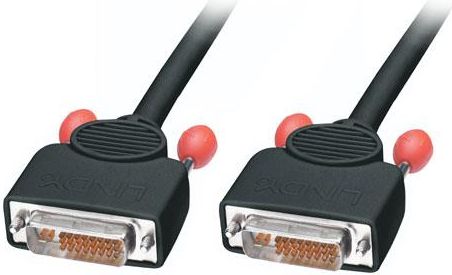 Kabel Lindy DVI-I - DVI-I 20m czarny