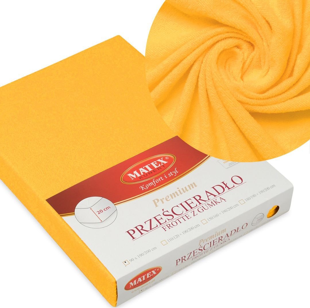 BabyMatex Prześcieradło 60 x 120 z Gumką Frotte PREMIUM 05