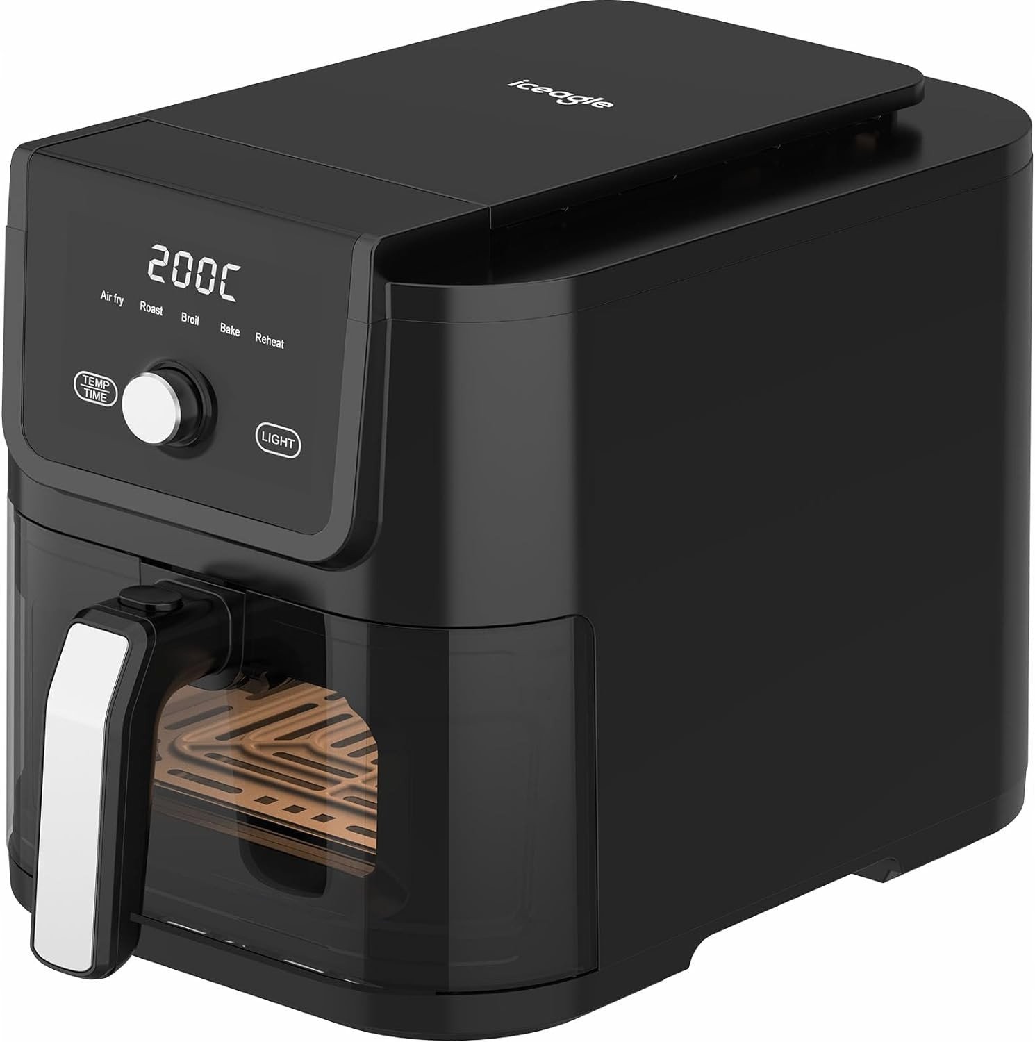 iceagle Frytkownica beztłuszczowa XL Airfryer 5,5 l 1500 W nowa