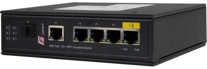 Switch Poe Getfort Przemysłowy Poe 4Ge+1Ge+1Sfp (-40/80)