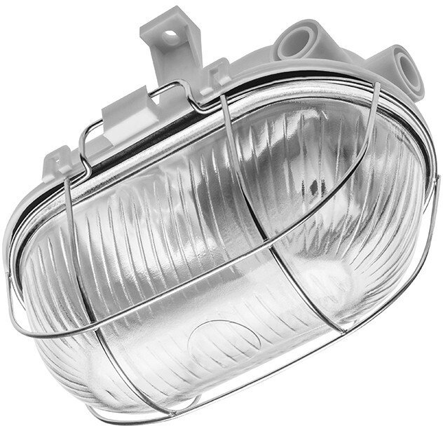 GTV Oprawa kanałowy SANGUESA KAM E27 max.40W AC220-240V IP54 ABS/szkło/biały kratka OS-KAM060-00