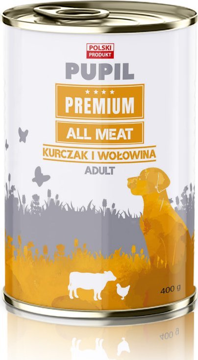 Pupil Premium Karma mokra dla psa PUPIL Premium All Meat ADULT kurczak i wołowina 400 g