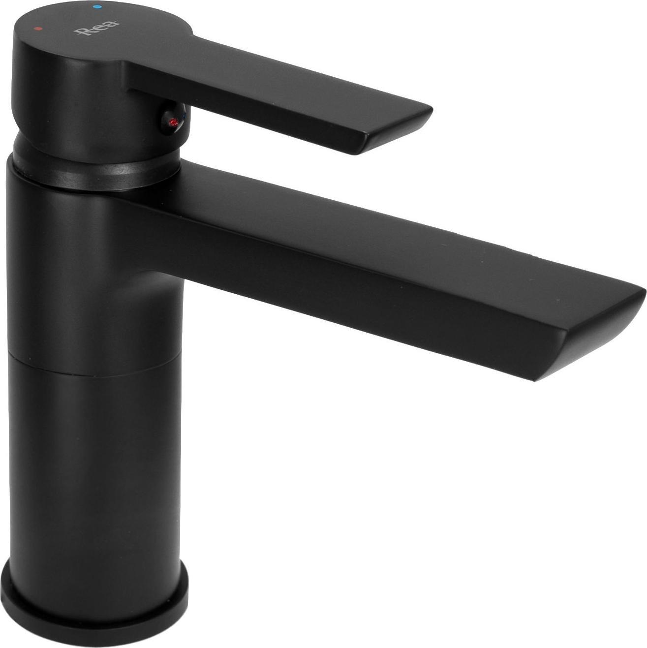 Bateria umywalkowa Rea Rea Bateria umywalkowa Rea Argus Czarna Niska