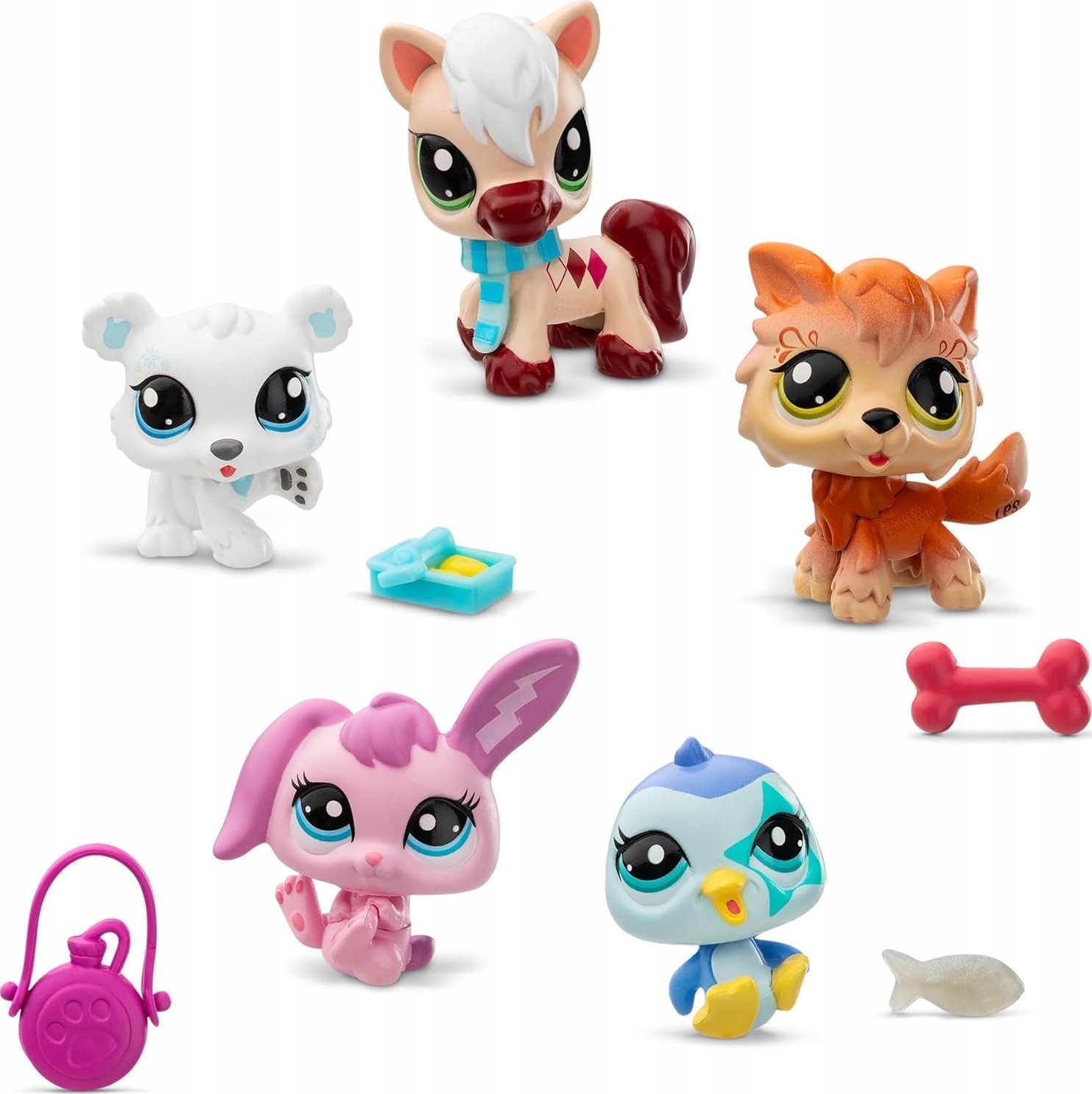 LITTLEST PET SHOP WINTER BESTIES COLLECTORS 5 PK