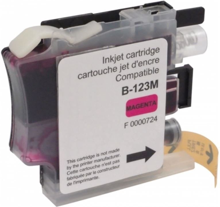 Tintes kārtridžs UPrint Brother LC123M125XLM Magenta