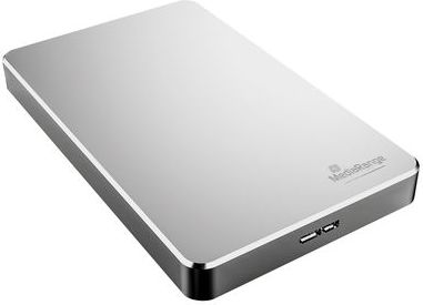 Dysk zewnętrzny HDD MediaRange 1TB Srebrny (MR996)