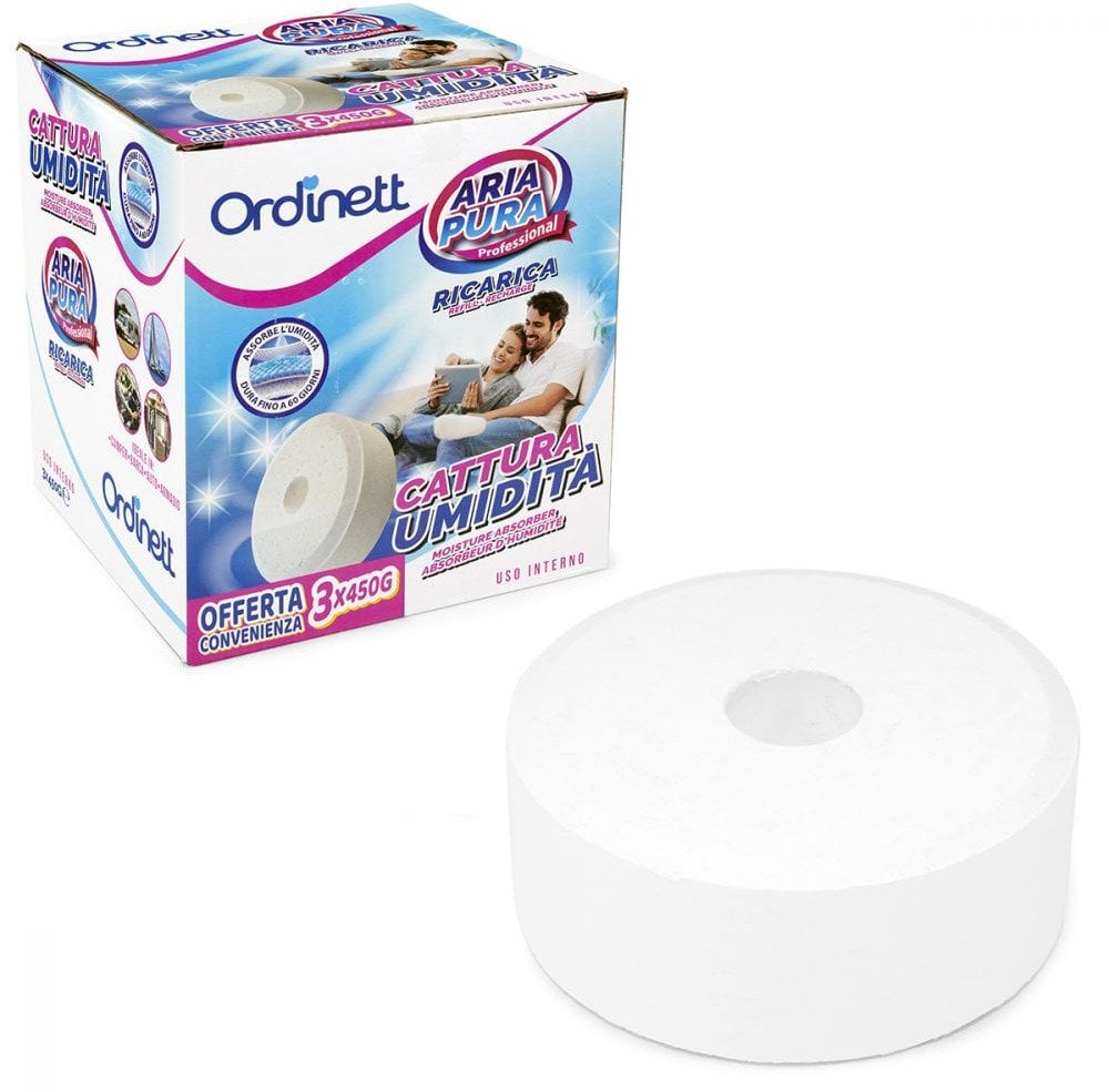 Moisture absorber refill tablets 450g x 3 pcs. neutral odor 8000303311508
