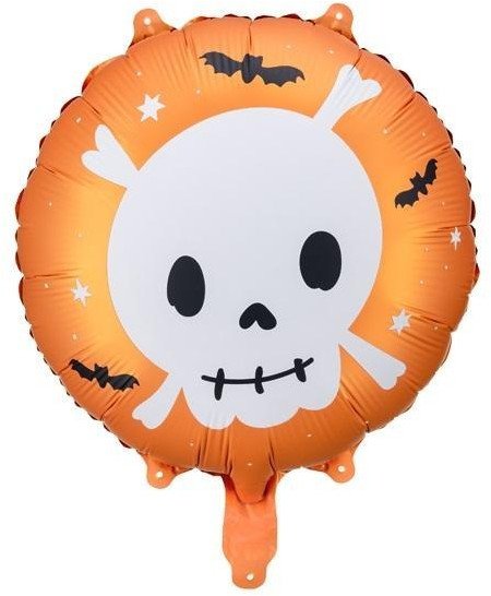 Foil balloon skull 45cm