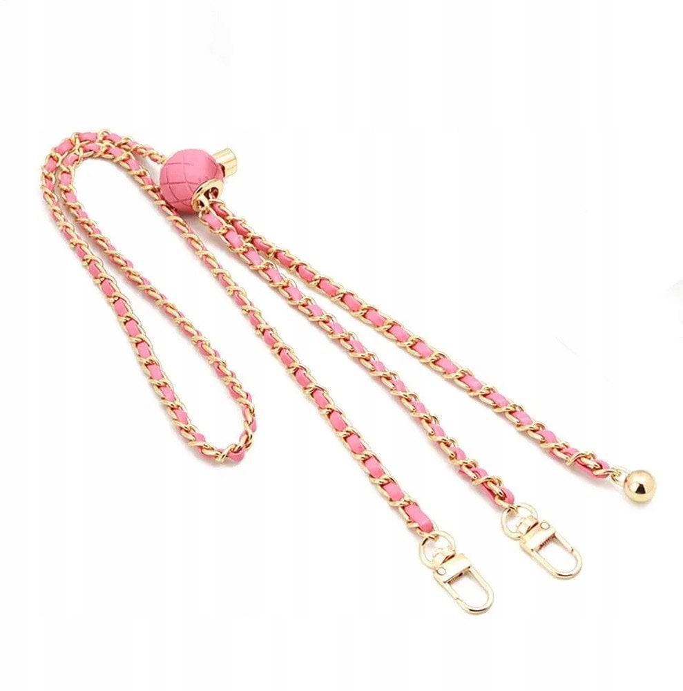 Łańcuch / Smycz z uchwytem GLAMOUR wszystkie modele max 80mm szer. RÓŻOWY