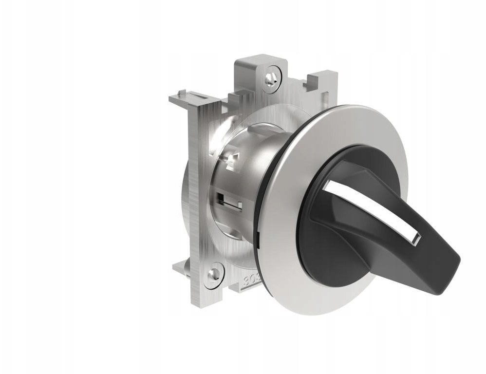 Lovato Electric Metalowy przełącznik płaski 2-pozycyjny bez samopowrotu krótkie pokrętło fi30mm LPFS120