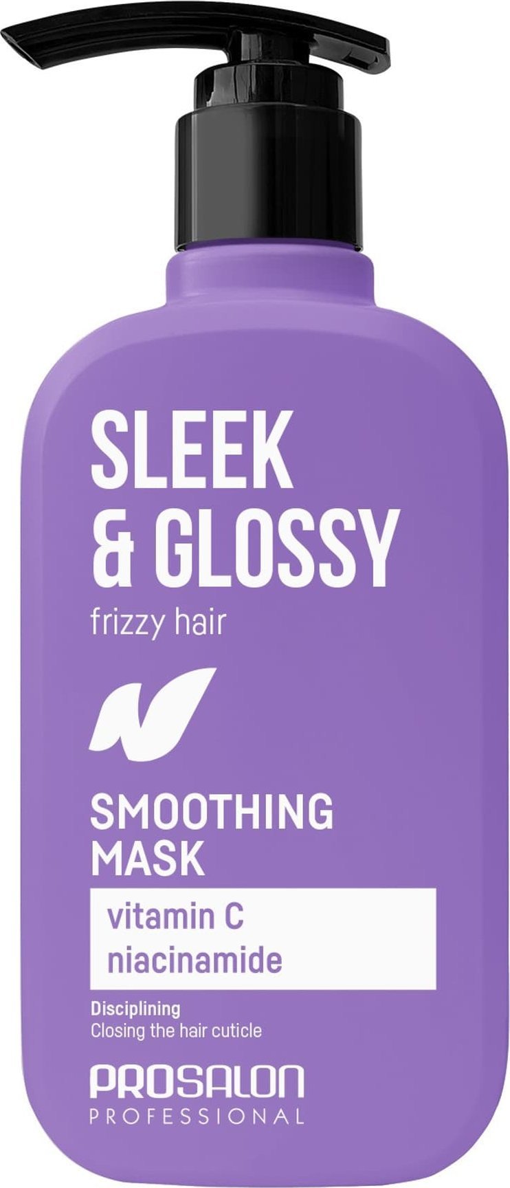 Chantal PROSALON Sleek&Glossy Wygładzająca maska do włosów 375 ml