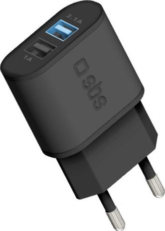 Ładowarka SBS Mobile 2x USB-A 2.1 A (TETR2USB21AFAST)