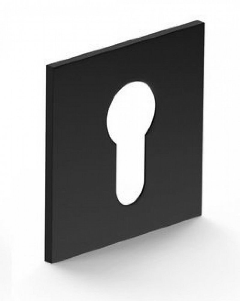 CYLINDER ESCUTCHEON TOPAZ SUPER BLACK PV