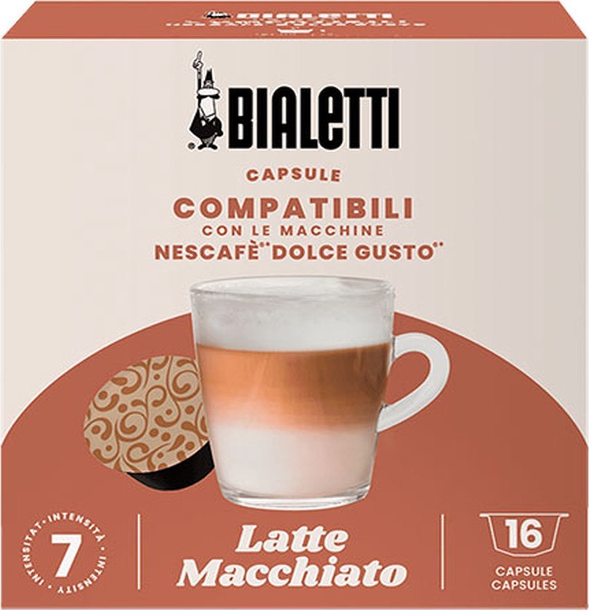 Bialetti Kapsułki Latte Macchiato do Dolce Gusto 16 szt.