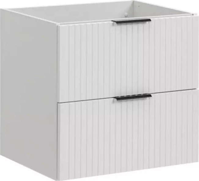 Comad Szafka łazienkowa pod umywalkę, Adel, 60x46x57 cm, biały, mat