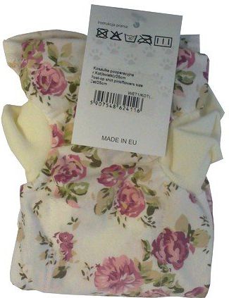 Grande Finale Koszulka pooperacyjna dla kota w kwiatki 25cm