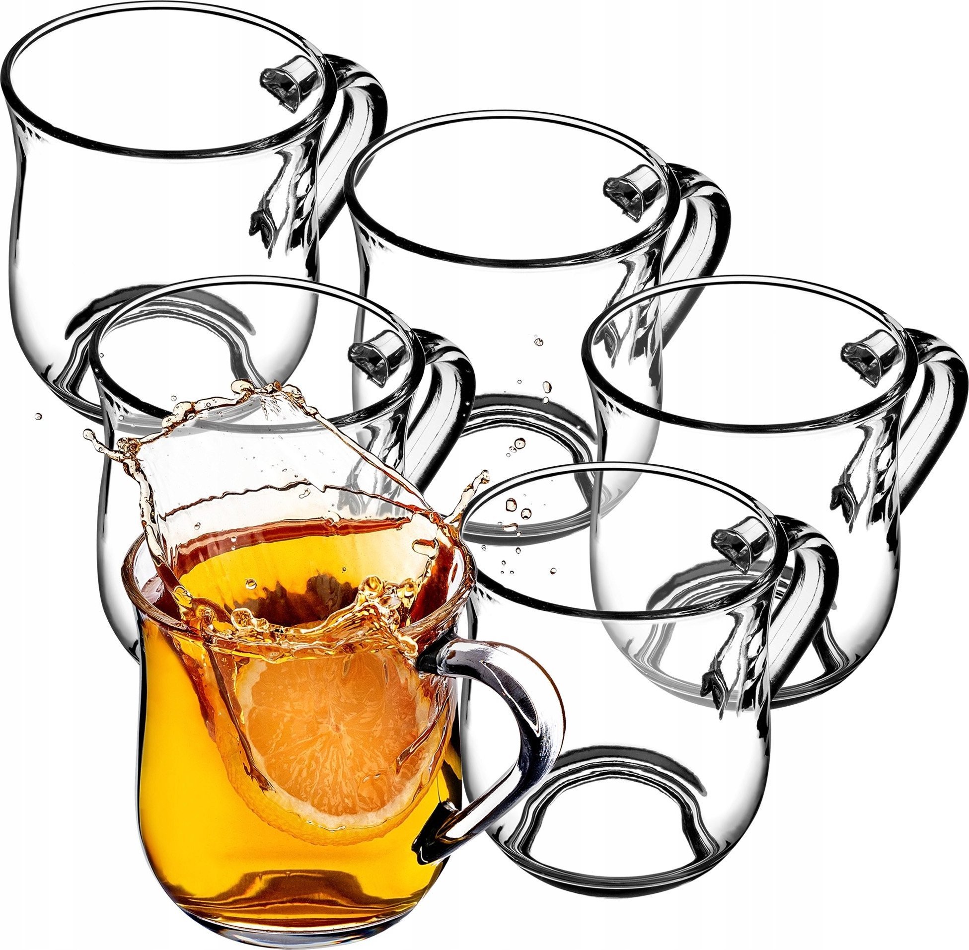 Kadax Szklanki Do Kawy Herbaty 320ml Napojów Zestaw 6szt