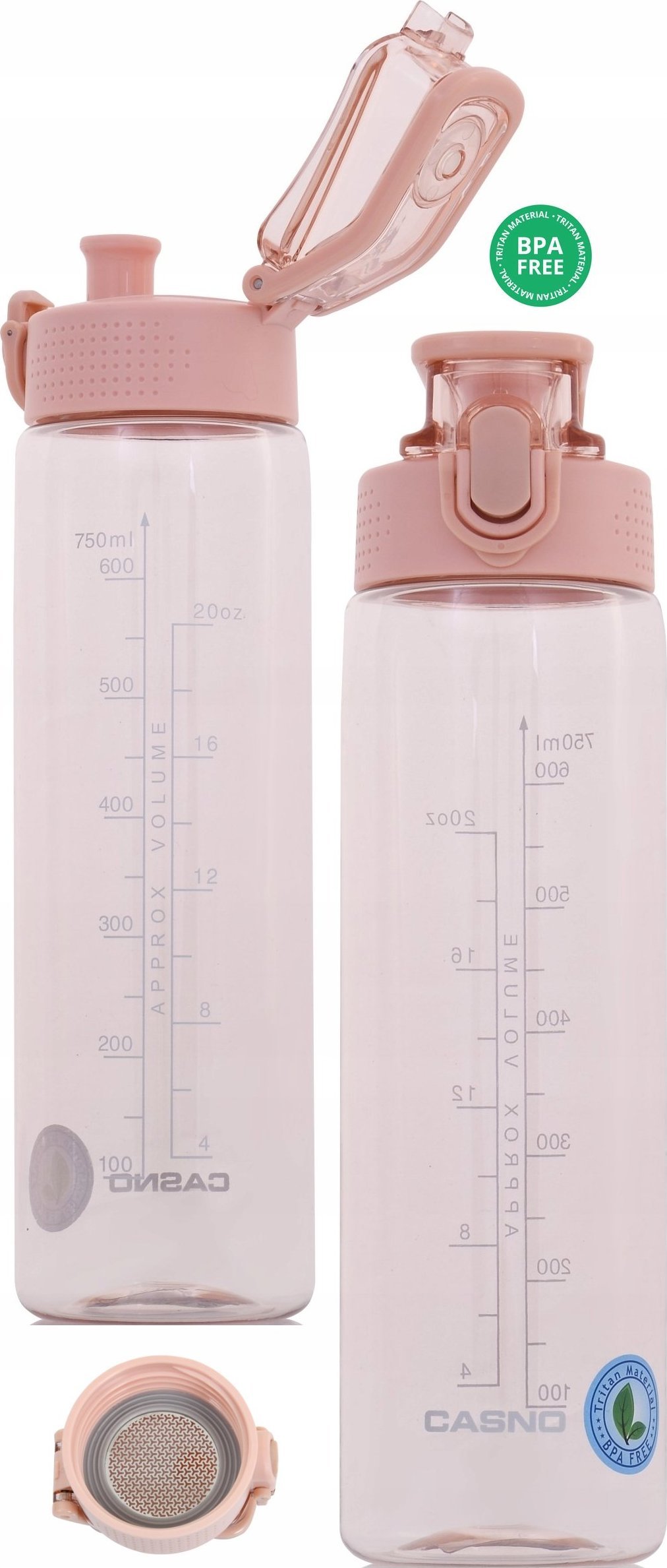 Casno Butelka na wodę bidon tritan BPA free Casno 0,75l