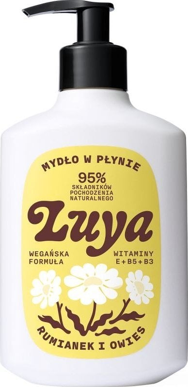 Yope Luya– Naturalne mydło w płynie, 400 ml – Rumianek i owies
