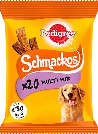 Pedigree PEDIGREE Schmackos 144g - przysmak dla psów (z wołowiną, z kurczakiem, z jagnięciną, z kaczką)